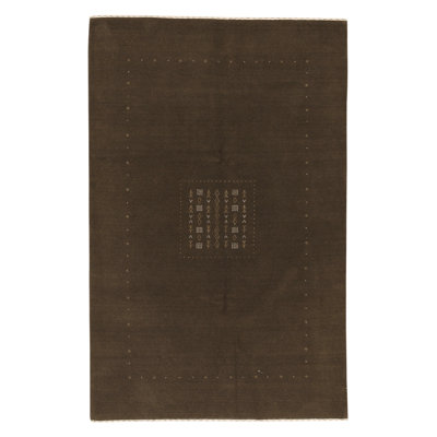Hand-Knotted High-Quality Brown Area Rug