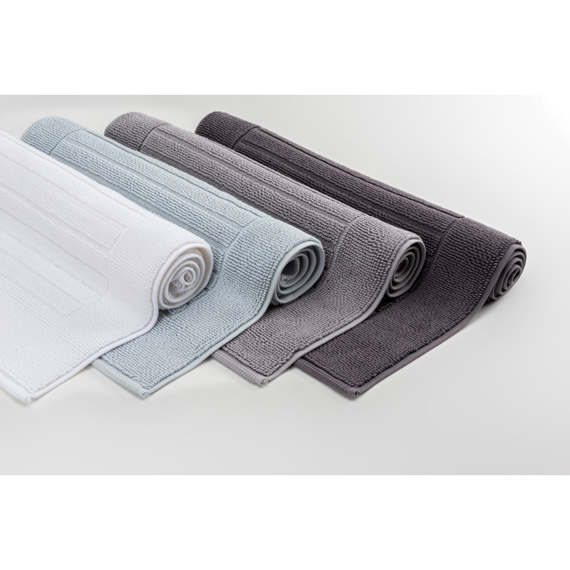 Tapis de bain 2 pièces, Gris foncé