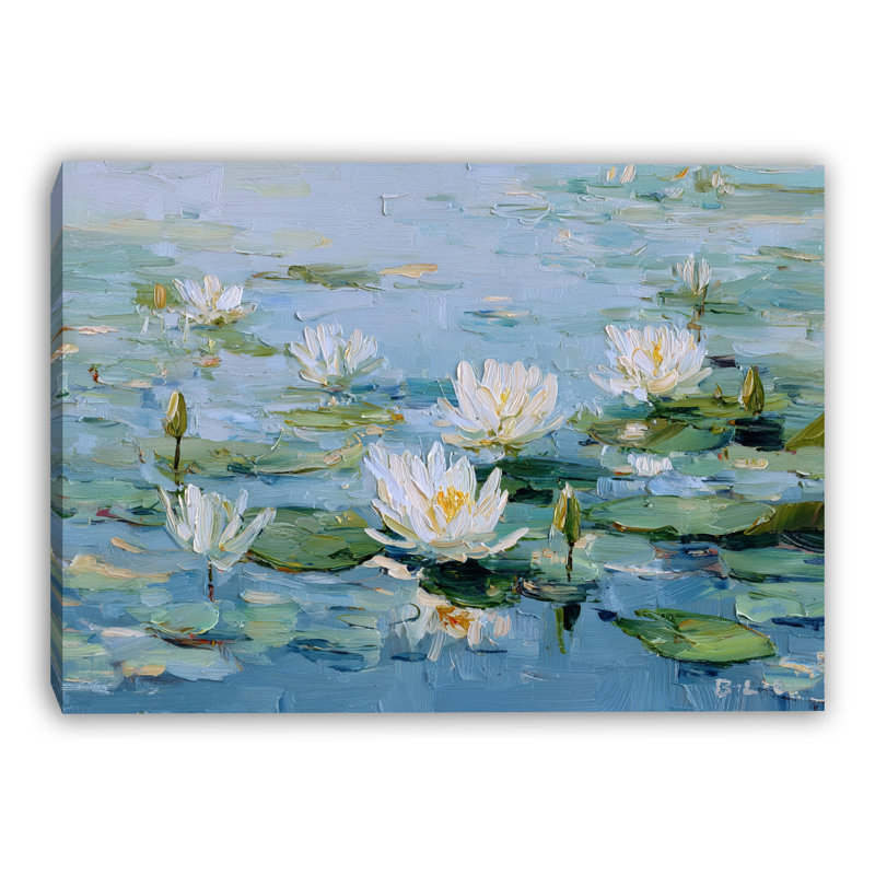 Art mural sur toile Quiet White, H 16 po x l 24 po x P 1,5 po