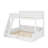 Twin Over Full Bunk Bed With Charging Station And Drawer-2002175195