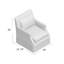 Holly 29" Wide Swivel Armchair-898099700-898102064