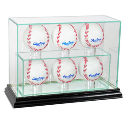 Six vitrine de baseball Six