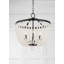 Lustre noir mat 4 lumières Fredrick