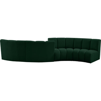 Izen Upholstered Curved Sectional Symmetrical