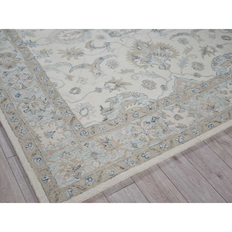 Marietta Oushak Handmade Oriental Area Rug, Rectangle 10' x 14'