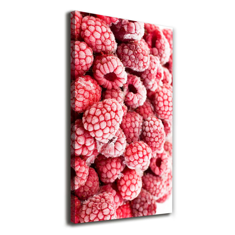 Raspberries - Wrapped Canvas Print