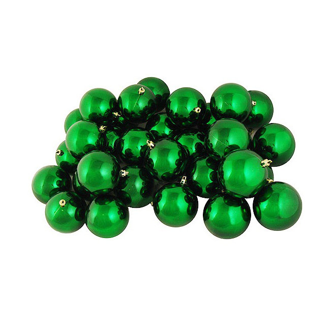 Boule de Noël incassable, Vert noël