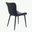 Ensemble de 2 chaises de salle à manger en similicuir avec des pieds robustes-1432895122