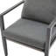 Méridienne en aluminium avec détails élégants en corde et coussins confortables-1194427907
