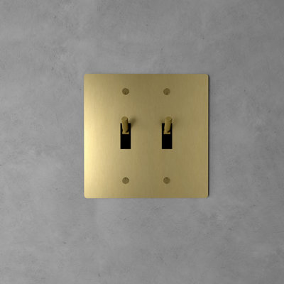 Ozarke Modern Brass Toggle Switch