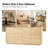 Clare Modern 63"W Slatted Door Sideboard with Horizontal Fluted and Adjustable Shelves-1176448059