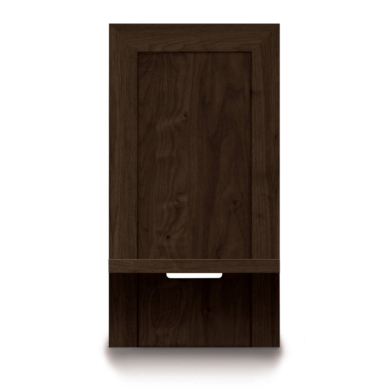 Moduluxe Solid Wood Nightstand, 35" H x 24" W x 18" D, Smoke Cherry