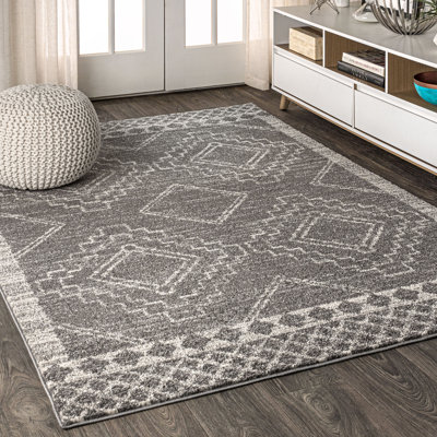 Amir Moroccan Beni Souk Gray/Cream Rug