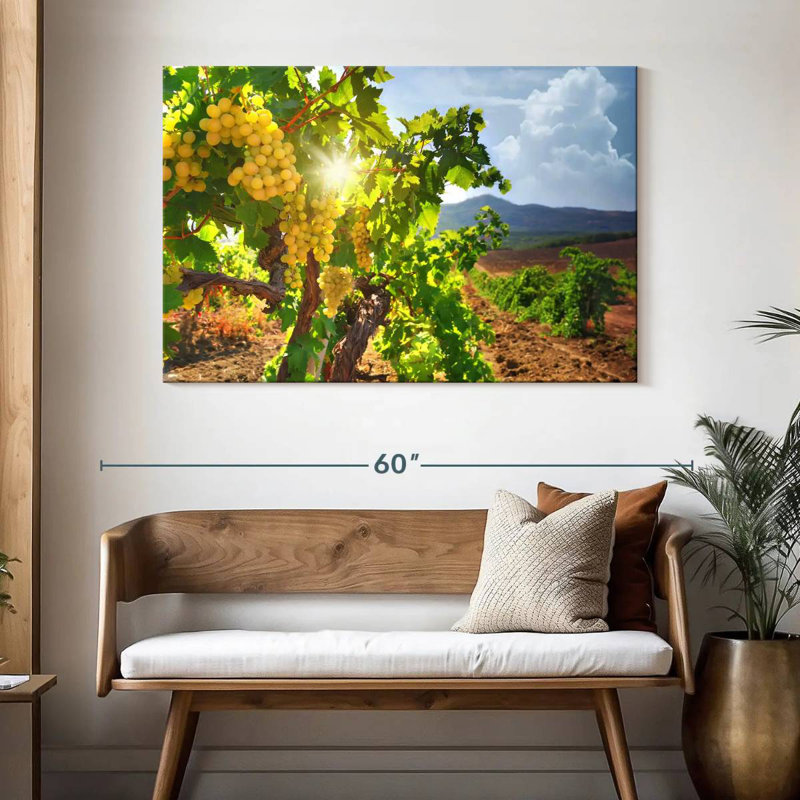 Yarlin Luminous Grape Vine, 32" H x 48" W