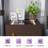 21 Inch Tall Modern Smart Pine Wood Microfiber Leather Safe Nightstand in 7 Colors with Password Key Lock Wireless Charging USB Three Color Light and Bluetooth Speaker-1477088620