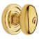 Keyed Egg Knob with Classic Rose