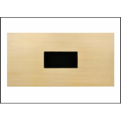 Blayde Natural Finish Ash Veneer Dining Table, Durable and Stylish for Any Home Decor