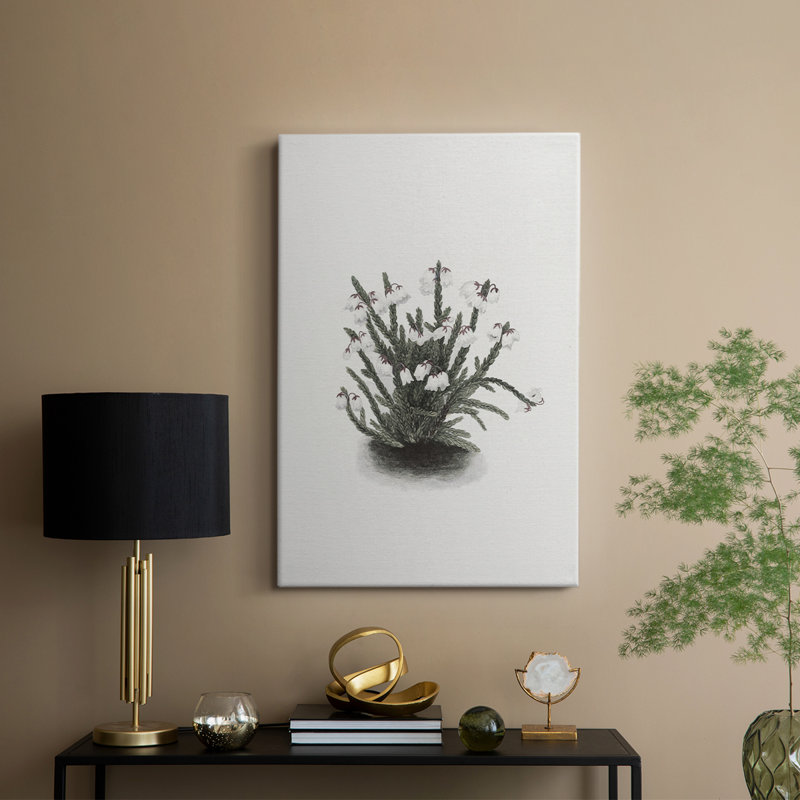 Imprimé floral rétro CLxxi - galerie sur mesure Cavas, H 18 po x l 12 po