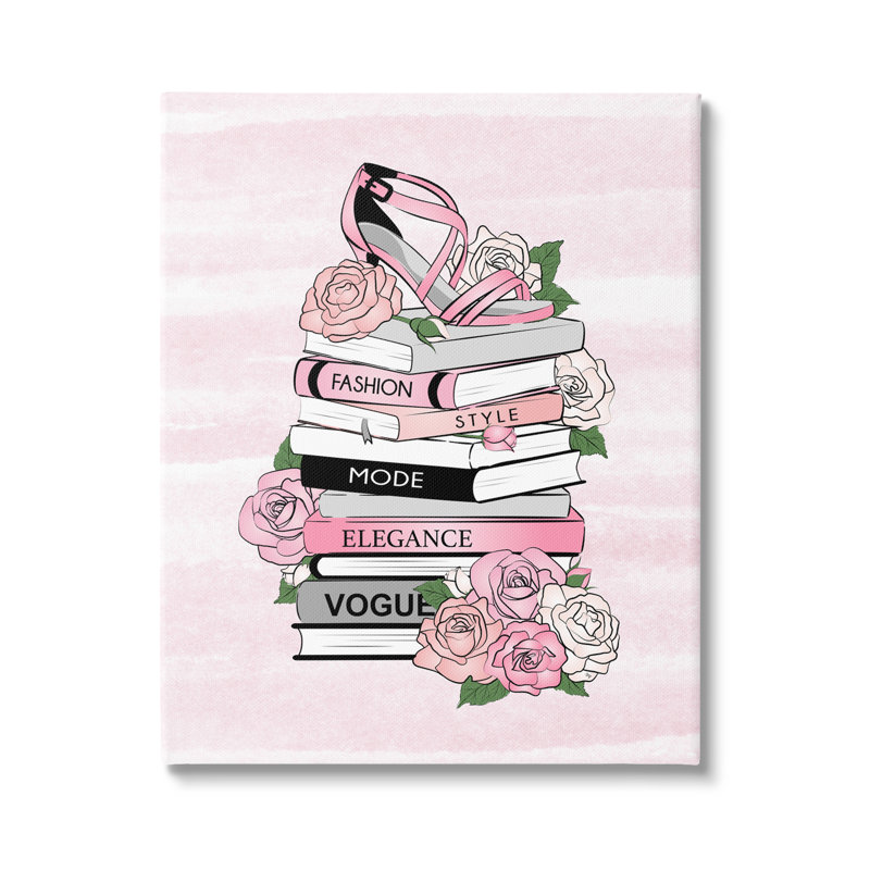 "Fashion Style Elegance" par Glamourous, Toile tendue, H 16 po x l 20 po