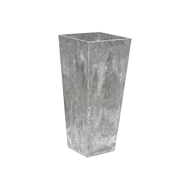 Sewickly Pot Planter, Gray, 35.5" H x 16" W x 16" D