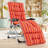 2 Pcs 73" Lounge Chaise Cushion Padded Recliner Cushion Indoor Outdoor-86545211-86545206