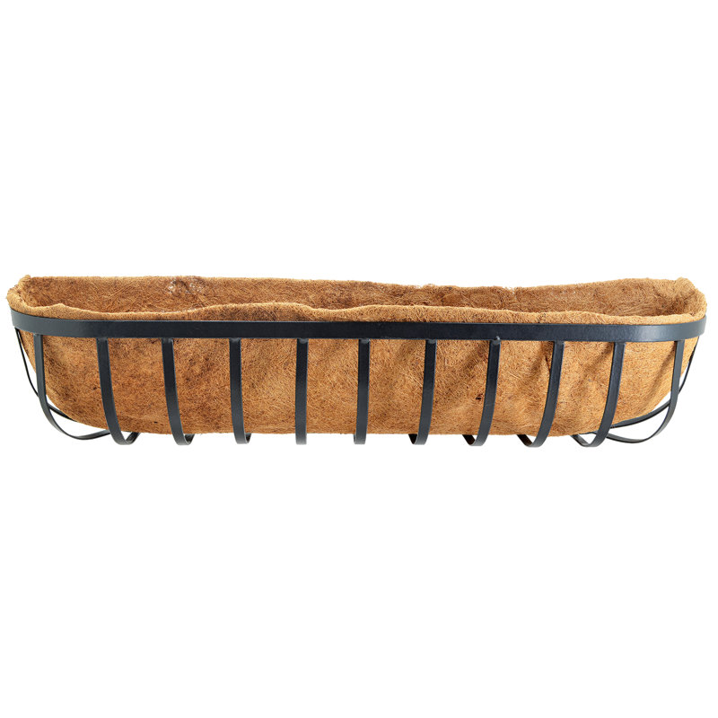 Rotella Metal Planter, 10" H x 36" W x 8" D