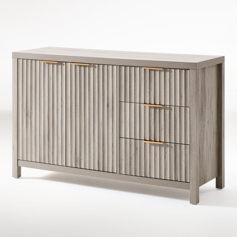 119cm Sideboard, Greige Oak