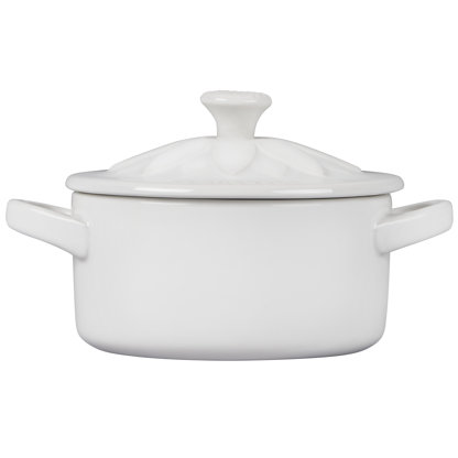 French LE CREUSET MINI Stoneware Dutch Oven Round Cocotte Gradient