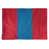 Rouge / milieu bleu poudre