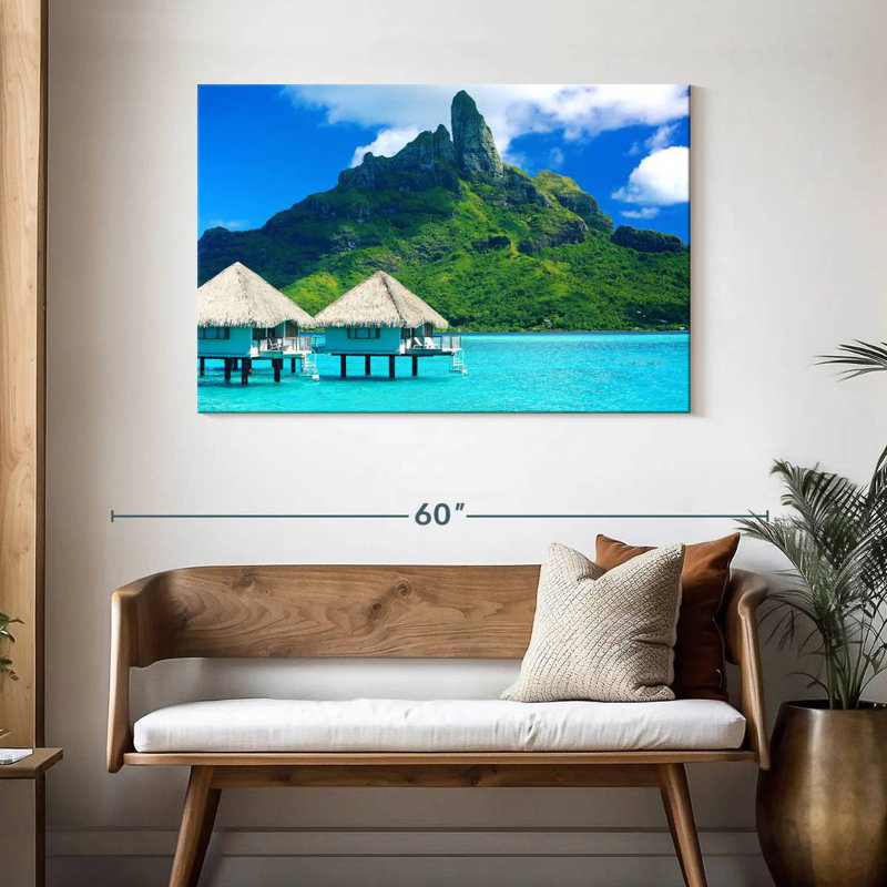 Gillard Tahiti Gillard Scène, H 30 po x l 45 po