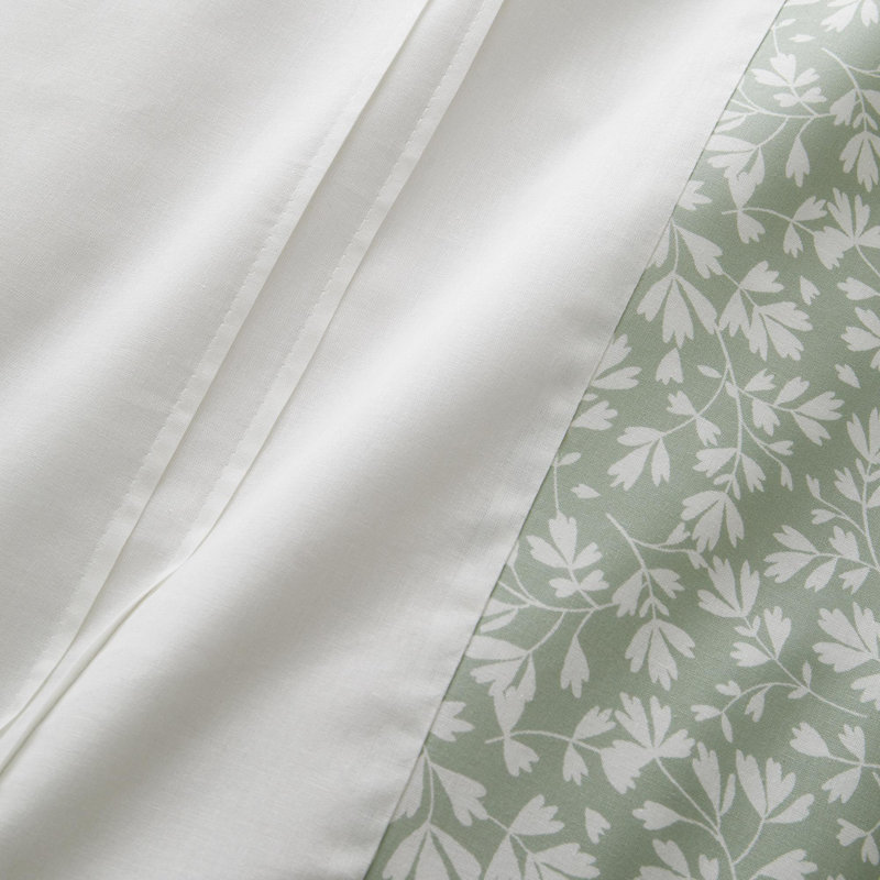 Dreams & Drapes Tess Cotton Blend Floral Duvet Cover Set with Pillowcases, King Duvet Cover Set + 2 Pillowcases