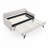 Upholstery DayBed with Twin Size Erectable Trundle and USB Charging Design-507512714