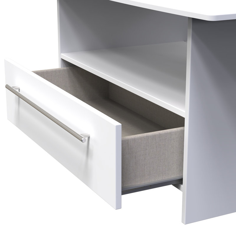 Syiah Coffee Table with Storage, White