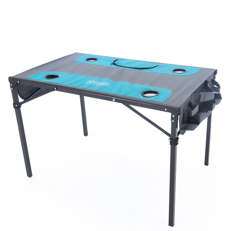 Table pliante glacière glacière: bleu sarcelle
