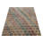 One-of-a-Kind Rectangle 3’6” X 5’2” 1960s Wool Area Rug Blue, Brown, Red, Beige