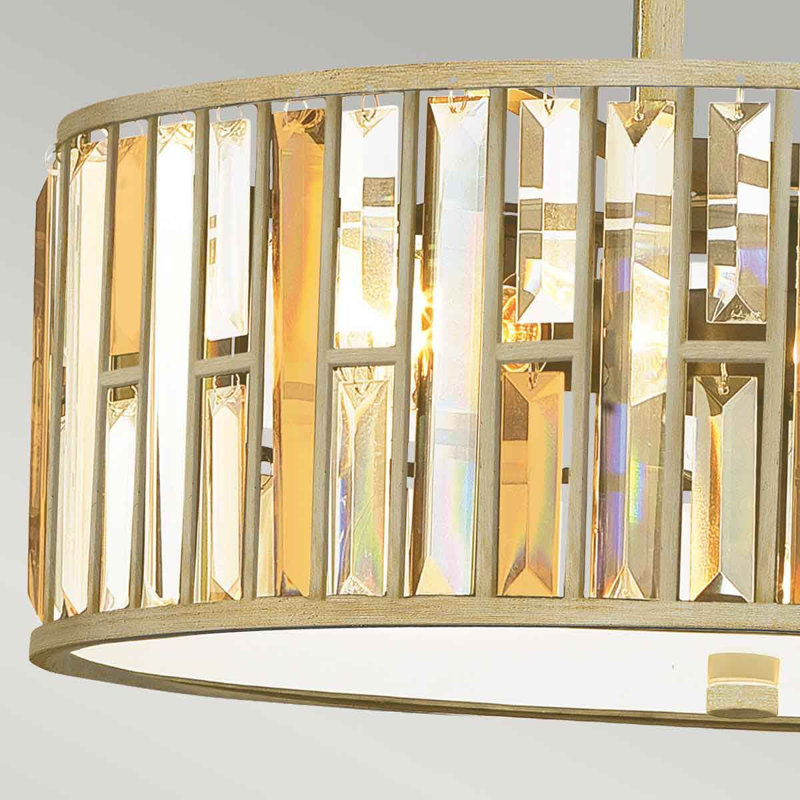 Ernberg 3 - Light Crystal Chandelier, Silver