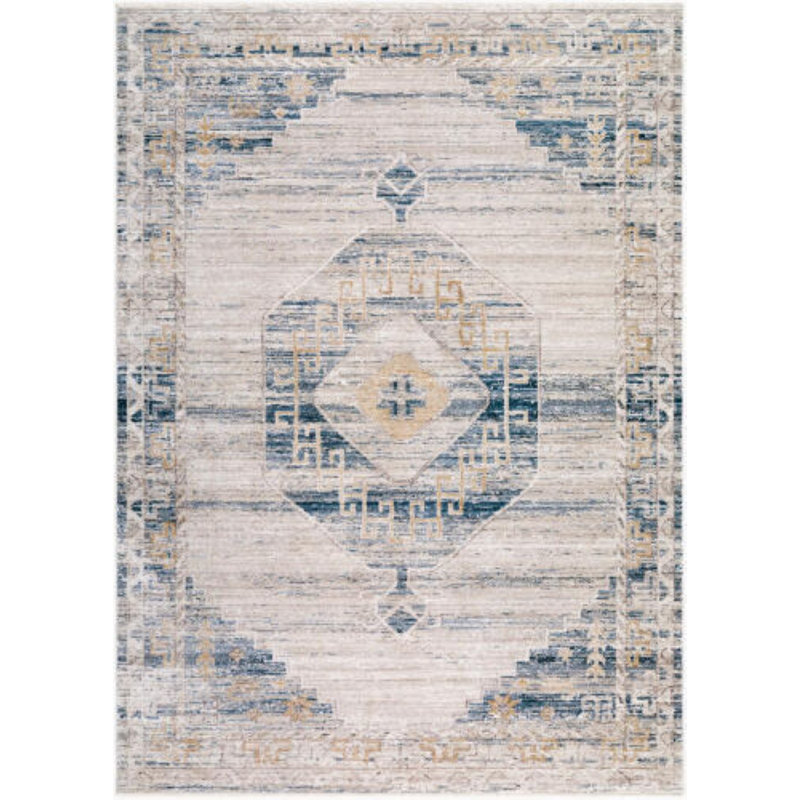 Tapis d'intérieur tissé à la machine Bloomingdale, Rectangle 5 pi x 7 pi 5 po