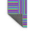 Tapis de zone mauve/turquoise à motifs-1726194034