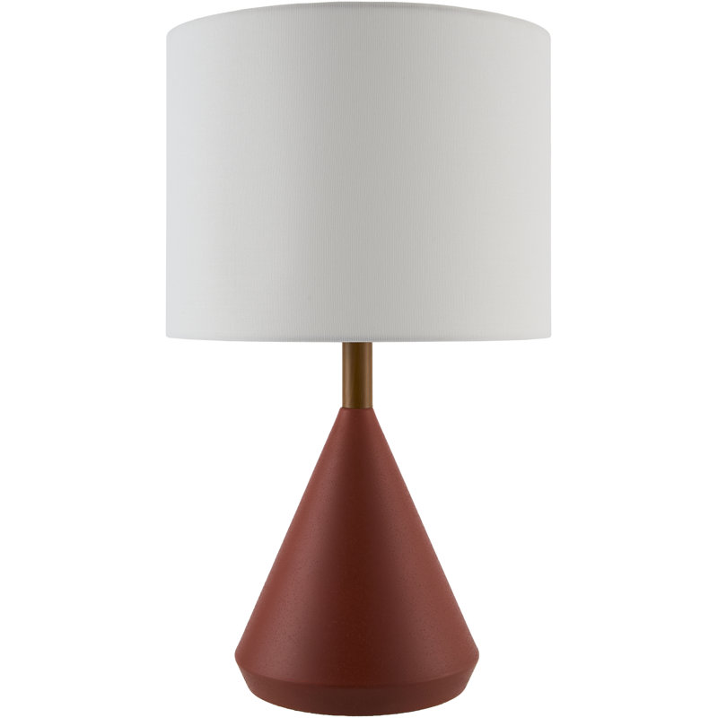 Lampe de table Talus, Rouge, Blanc