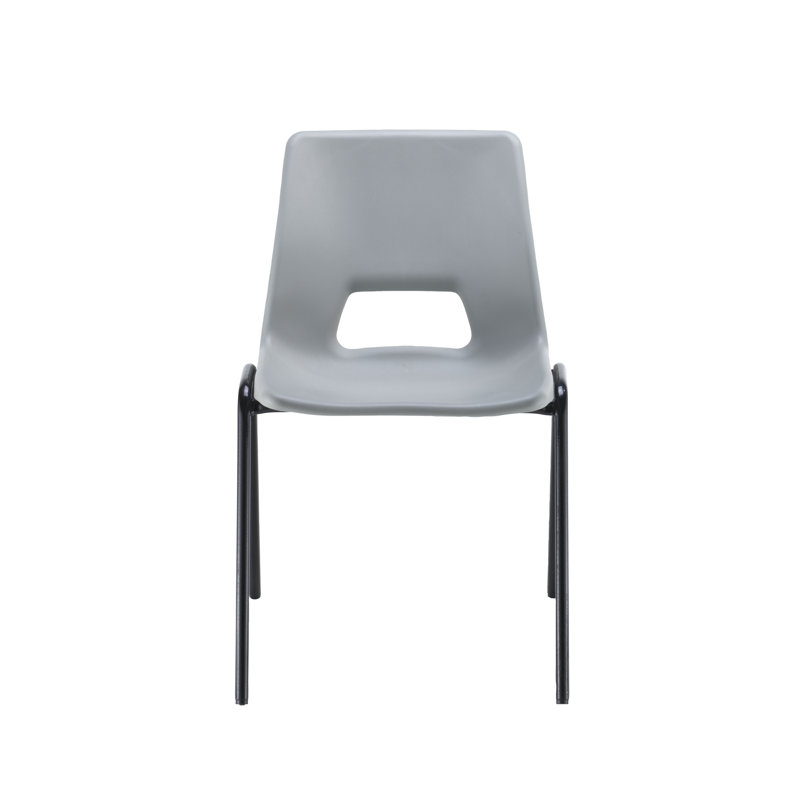 Canalou Armless Stacking Chair, Grey
