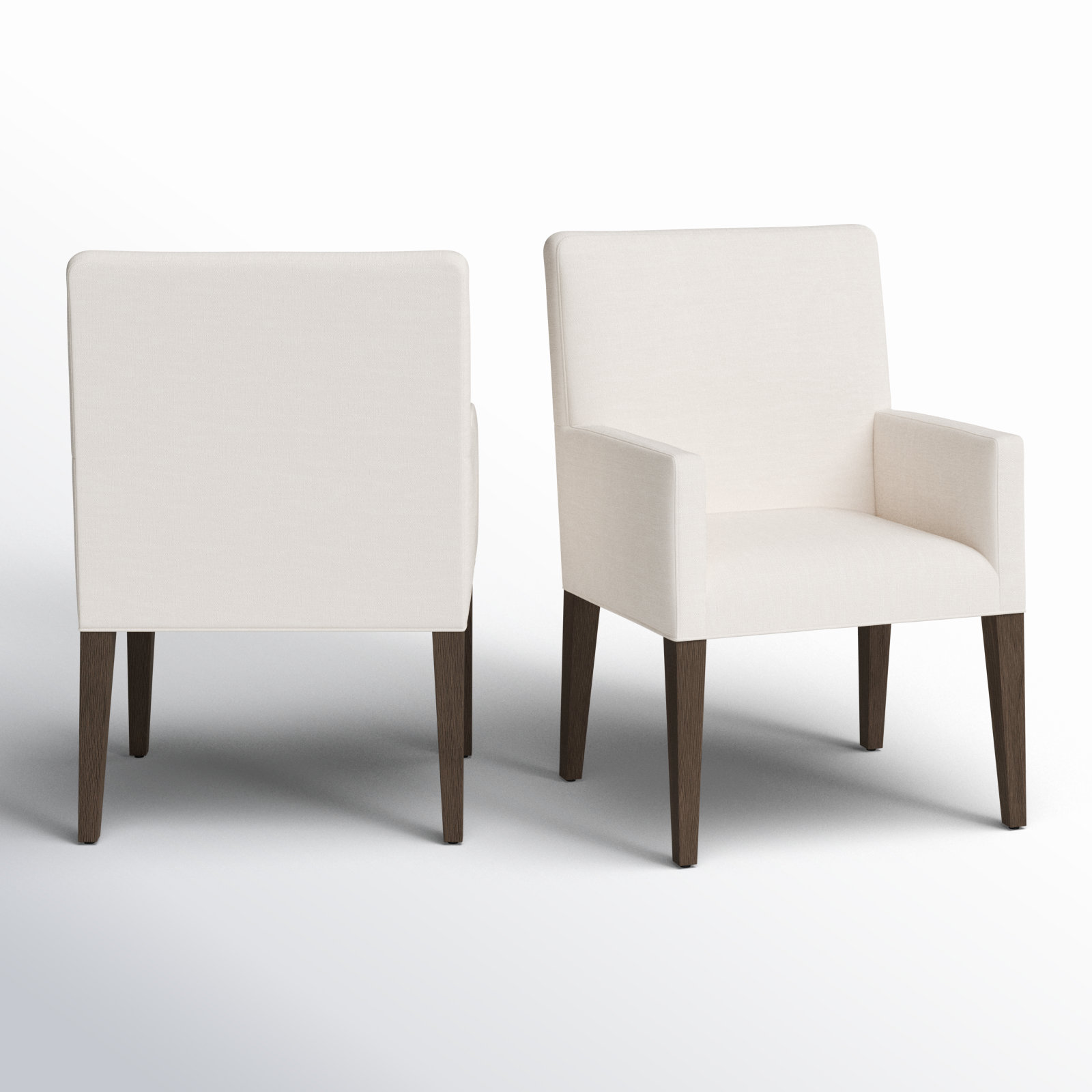 Meria Upholstered Arm Chair in Beige