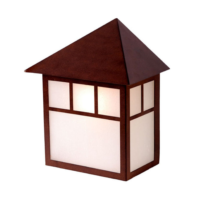Steel Wall Light, Architectural Bronze