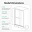 Semi-Frameless Double Sliding Shower Door-119432153