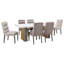Chaise d'appoint rembourrée en velours Ferah-1526107655