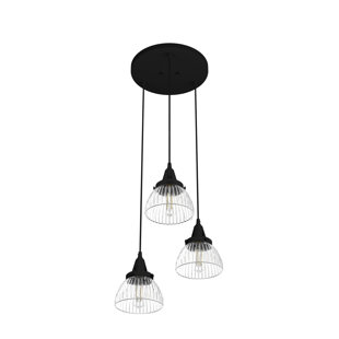 Cypress Grove 3 - Light Cluster Bell Pendant