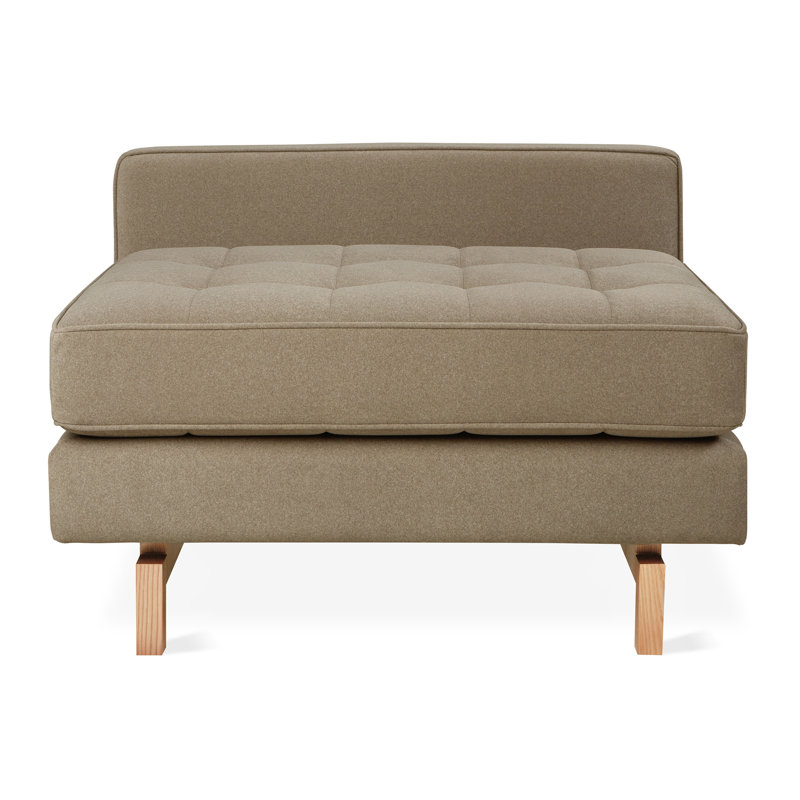 Jane 2 Lounge Chair, Merino Mocha, Natural Ash