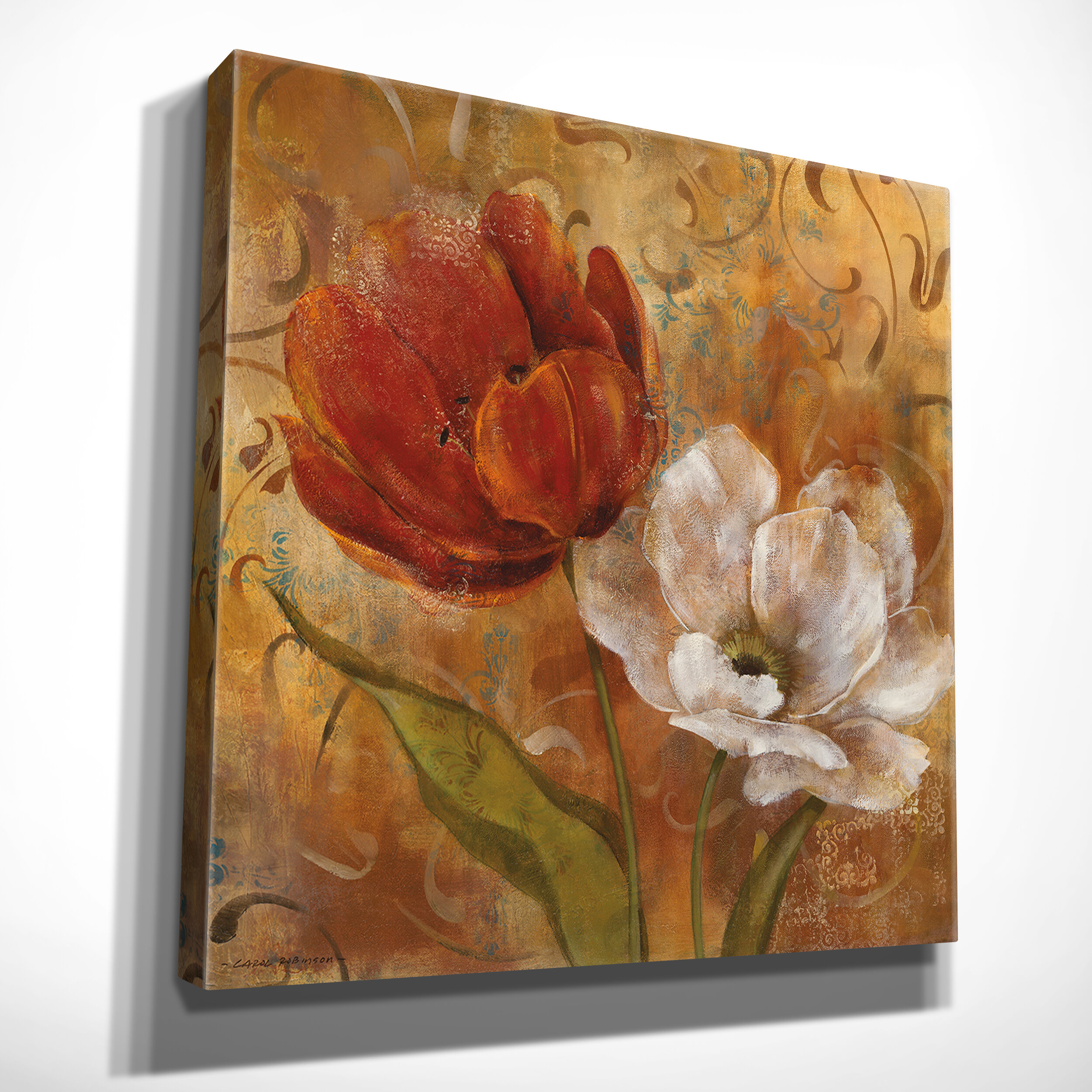 Chirpwood Shadows Multi-Canvas Art Kit: Flowers 2