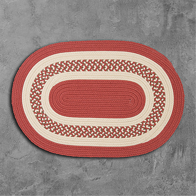 Mayann Striped Indoor Rug, Oval 2' x 3'