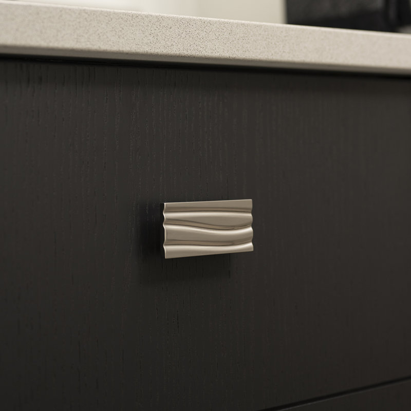Bijou Dune Collection Pull 1-7/8 Inch Center to Center, Satin Nickel