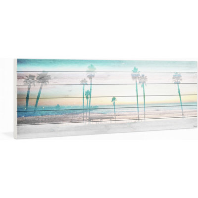 " Playa in the Dusk " by Parvez Taj Watercolor Print